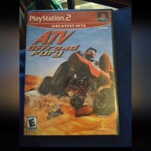 Playstation 2 ATV Off-road Fury. Video Game.